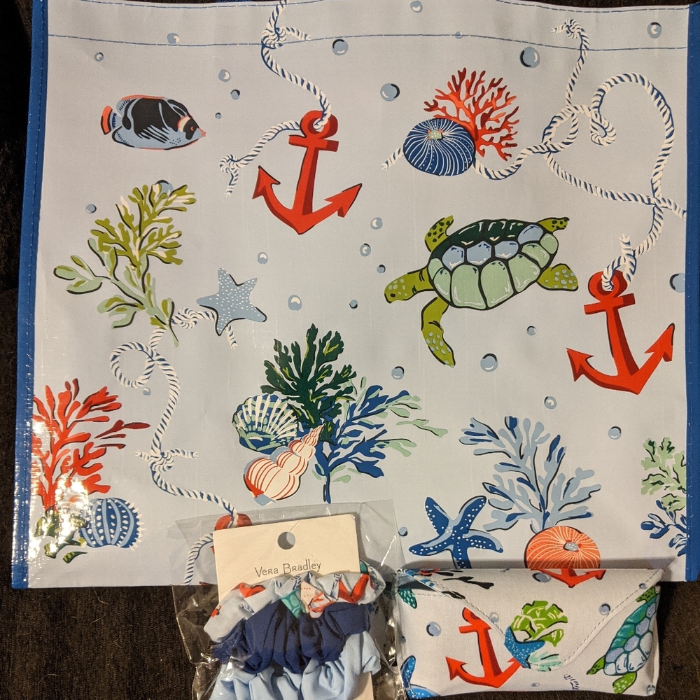 Vera Bradley Anchors Aweigh Set